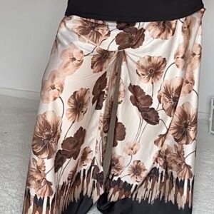Pantalon Fluide Fleurie