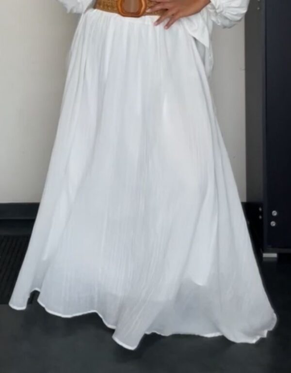 Jupe longue muse
100% Cotton
Blanche