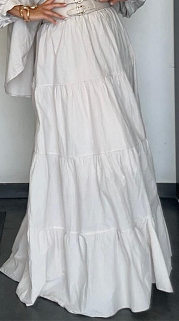 Jupe Bohème Beige (100% Cotton)