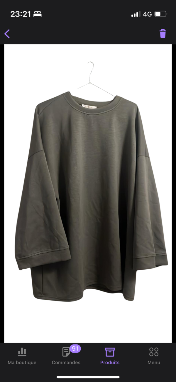 Tshirt Oversize 
Kaki