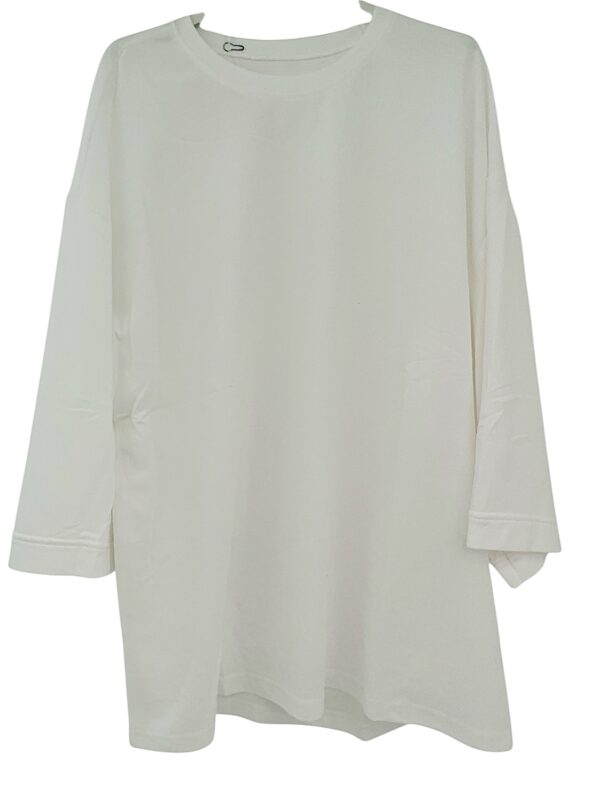 Shirt-T piqué Oversize 
Blanc