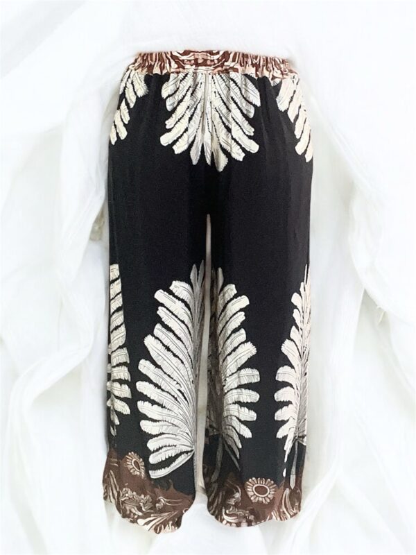 Pantalon Fluide Palmier (20%Soie)