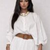 Chemise bouffante 
100% Cotton