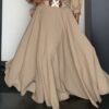 Jupe Fluide 
100% Cotton
Camel