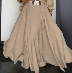 Jupe Fluide 
100% Cotton
Camel
