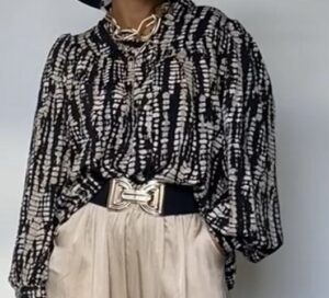 Chemise manche bouffante