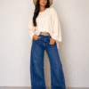 Jean large brut