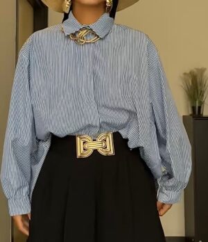 Chemise asymétrique