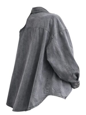 Chemise jean oversize