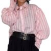 Chemise bouffante rayé