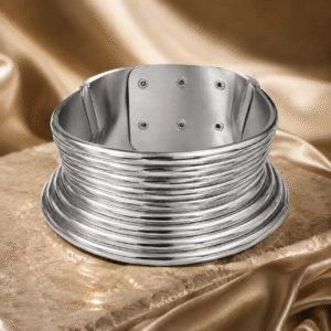 Collier cleopatre argenté