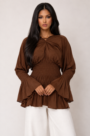 29b7077b-ed76-4ee2-a549-24fc0f3d39c5 Blouse plissée
